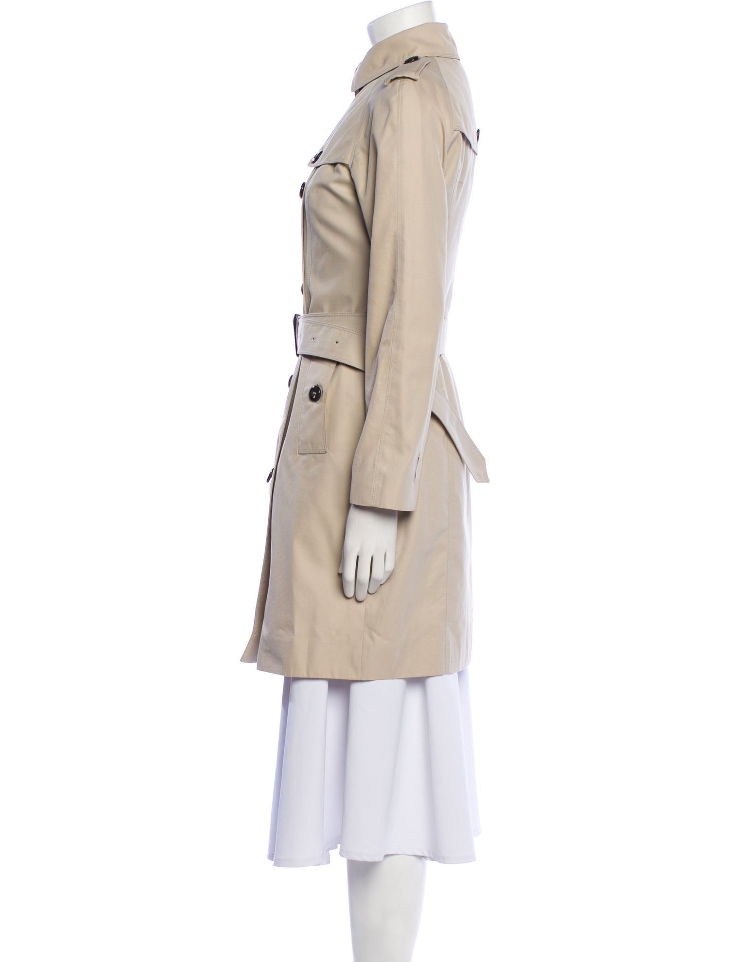 Burberry London Printed Trench Coat